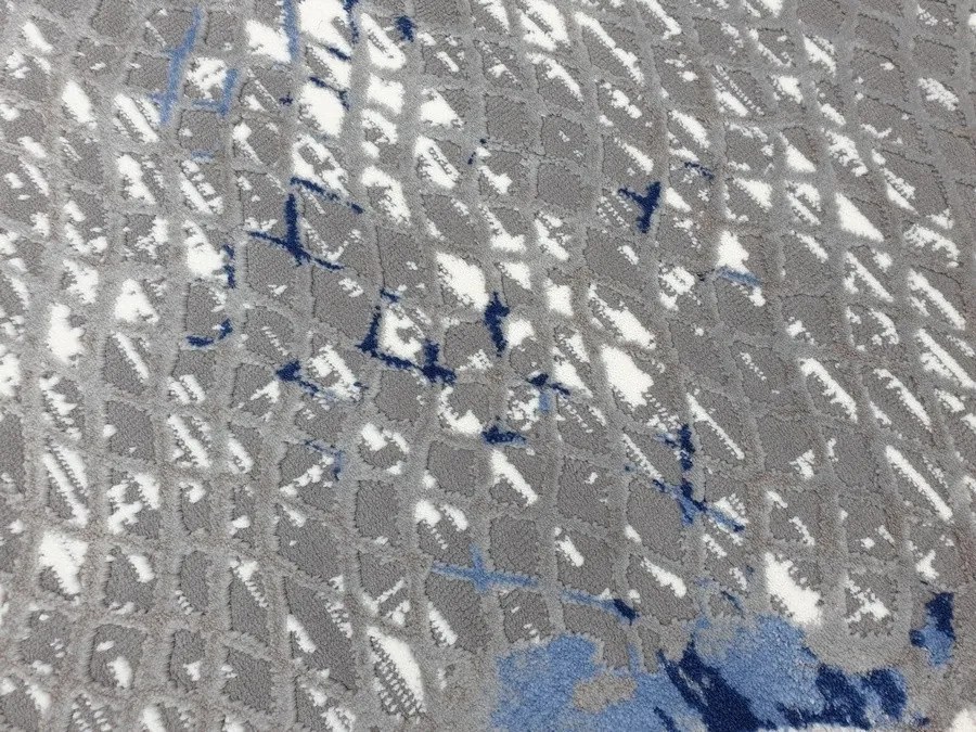 DC Koberec Texas 067 modrá sivá Rozmer: 140×190 cm