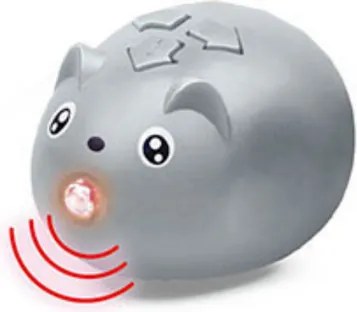 LEAN Toys Infračervené diaľkovo ovládané parné svetlá RC Spider