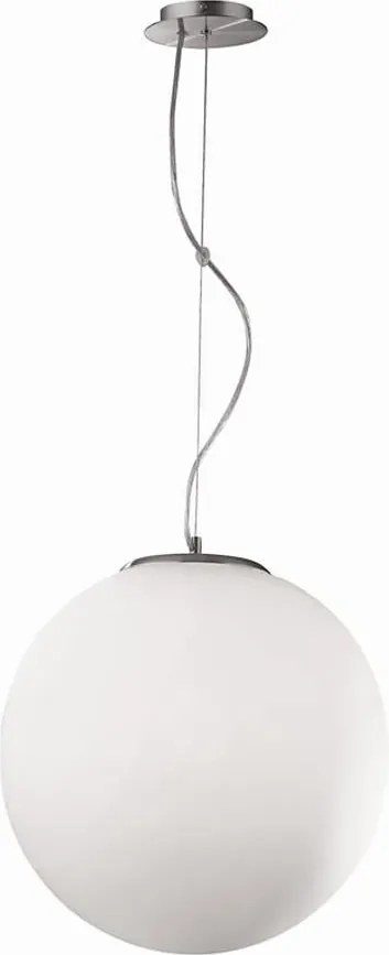 Ideal Lux - Luster na lanku MAPA 1xE27/42W/230V pr. 20 cm biely