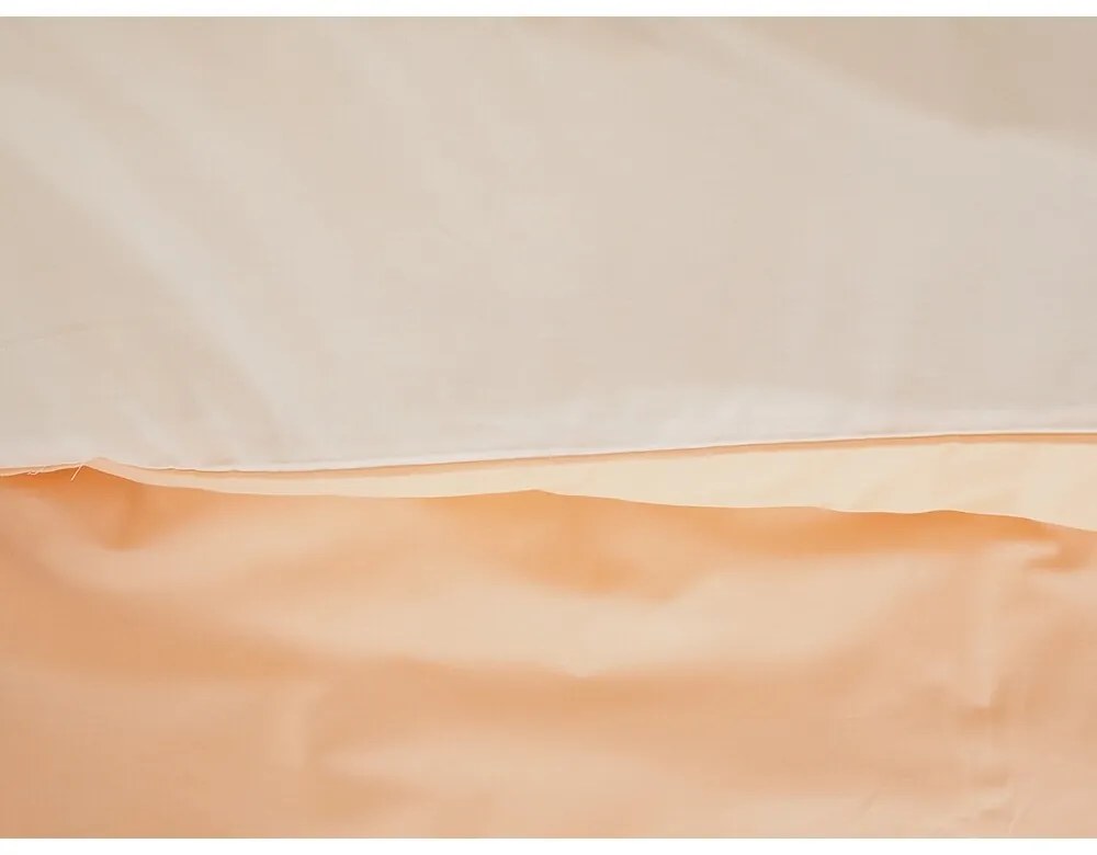 B.E.S. Petrovice Bavlnené obliečky Double face marhuľová/popolavá