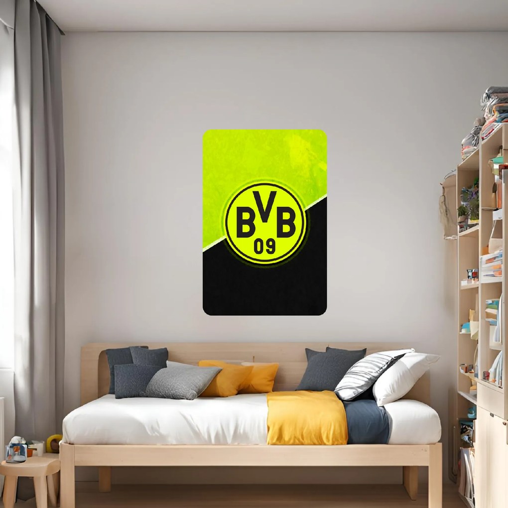 Borussia Dortmund - textilná nálepka na stenu