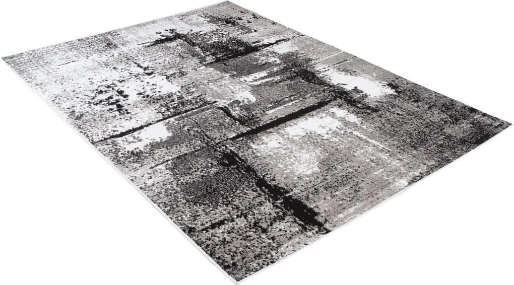 TA Koberec Q541D WHITE MAYA PP ESM Sivý Obdĺžnikový Rozmer: 200x250 cm
