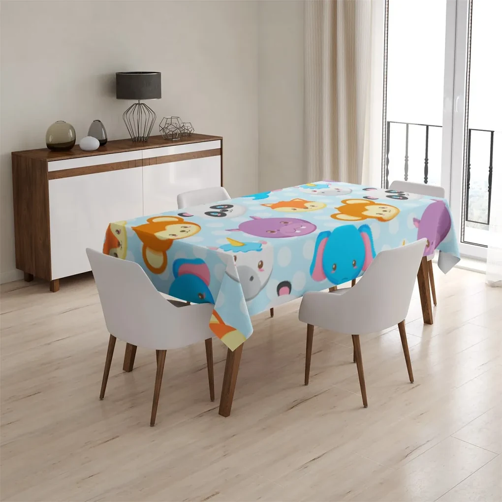 Sablio Obrus Zoo pre deti - 90x90 cm
