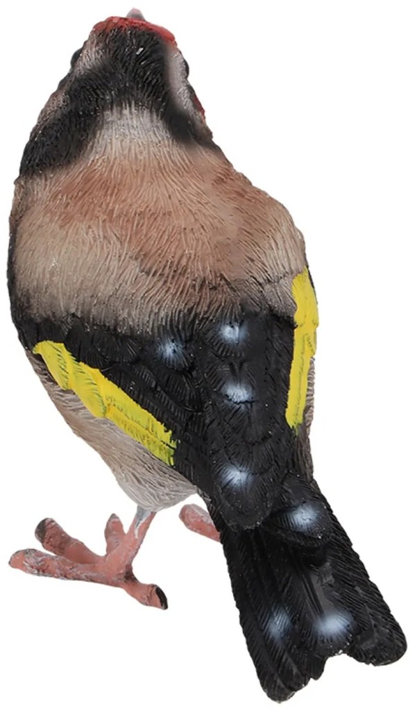 Záhradná figúrka z polyesterovej živice Bird, 12x8,5 cm, viacfarebná