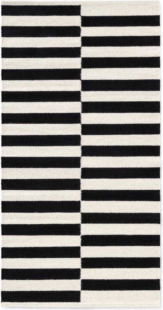 Hanse Home, Kusový koberec Vika 106207 Black White, 80x150, čiernobiela, obývacia izba
