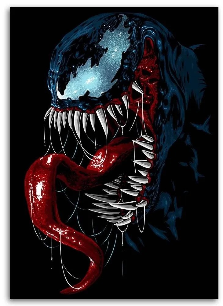 Gario Obraz na plátne Komiksová postava Venom od Marvelu - Alberto Perez Rozmery: 40 x 60 cm