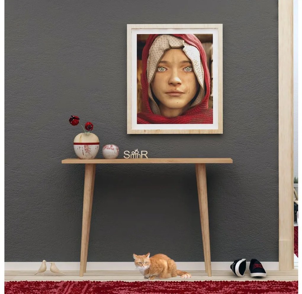 Konzolový stolík DESIDERO 74x100 cm hnedý