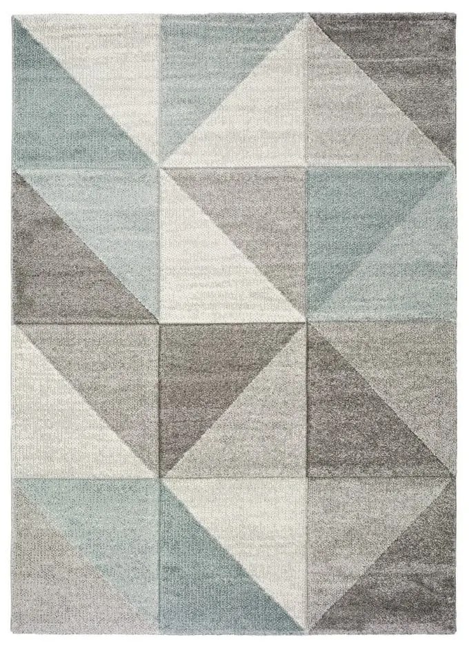 Modro-sivý koberec Universal Retudo Naia, 140 × 200 cm