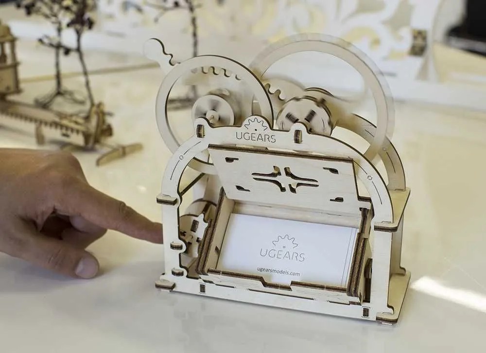 Ugears 3D puzzle Mechanická krabička 61 ks