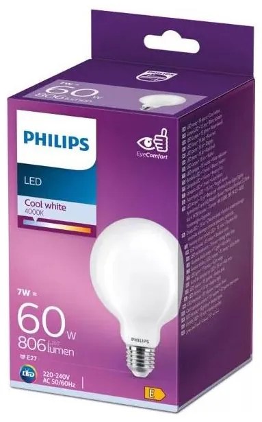 LED Žiarovka Philips G93 E27/7W/230V 4000K 8718699764715