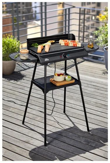GRILLMEISTER Elektrický stolový a stojanový gril SEGS 2200 (100345519)