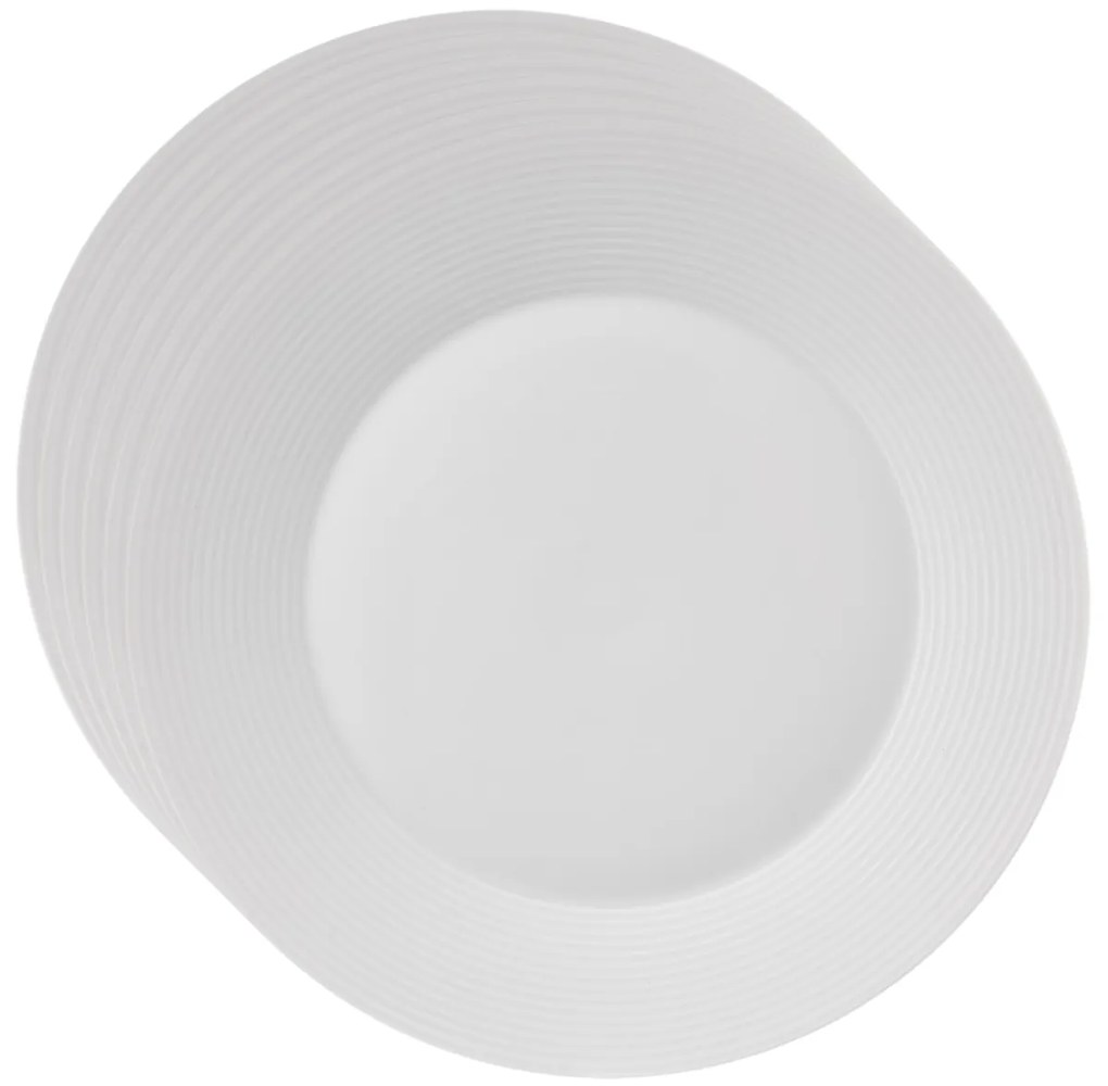 Orion Súprava porcelánových plytkých tanierov Mona linka 6 ks, 27 cm