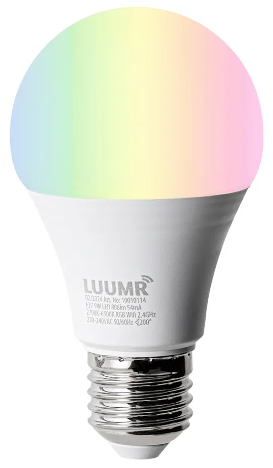 Inteligentná vonkajšia stojaca lampa kvetináč biela IP44 vrátane Wifi A60 - Flowerpot