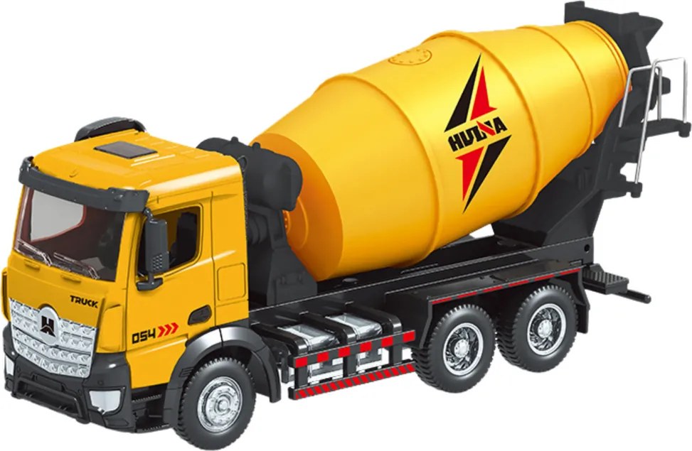 Betonárka Stavebné vozidlo Kovová Huina žltá 1:50