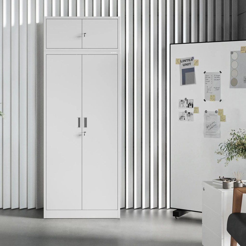 Nadstavec na skriňu sivá, 800x380x400 mm: EWA