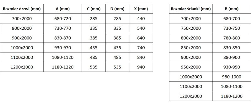 Mexen Exo, sprchovací kút s krídlovými dverami 70 x 80 cm, 6mm číre sklo, chrómový profil, 8182-070-080-01-00