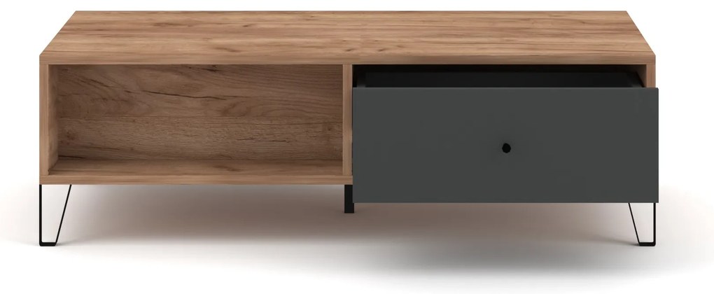 Konferenčný stolík Bilbao 110 cm cm dub remeselný tabak/grafit