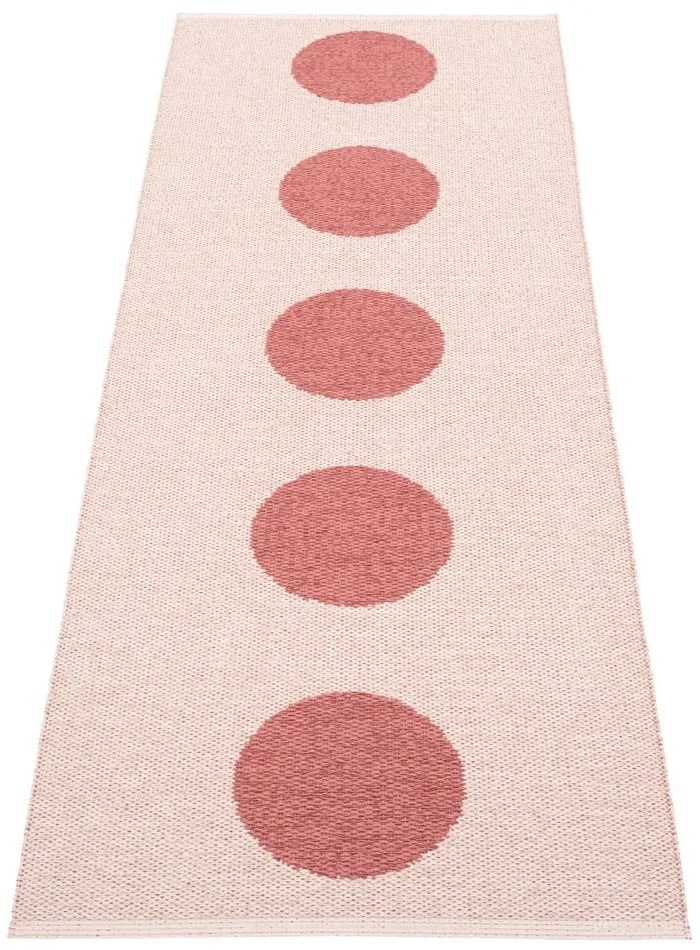 Svetločervený vnútorný a vonkajší behúň 70x200 cm Vera Pop Blush – Pappelina