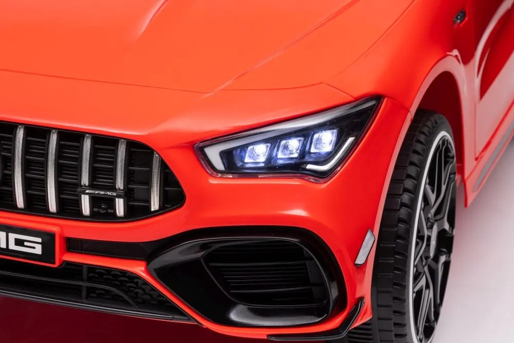 LEAN CARS Elektrické autíčko Mercedes CLA 45s AMG 4x4 červené