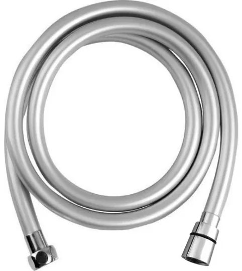 Sapho Sapho, SOFTFLEX hladká plastová sprchová hadica,150cm, strieborná/chróm, 1208-11