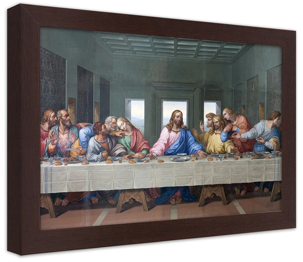Gario Plagát Úryvok diela Posledná večera - Leonardo da Vinci, reprodukcia Farba rámu: Bez rámu, Rozmery: 45 x 30 cm