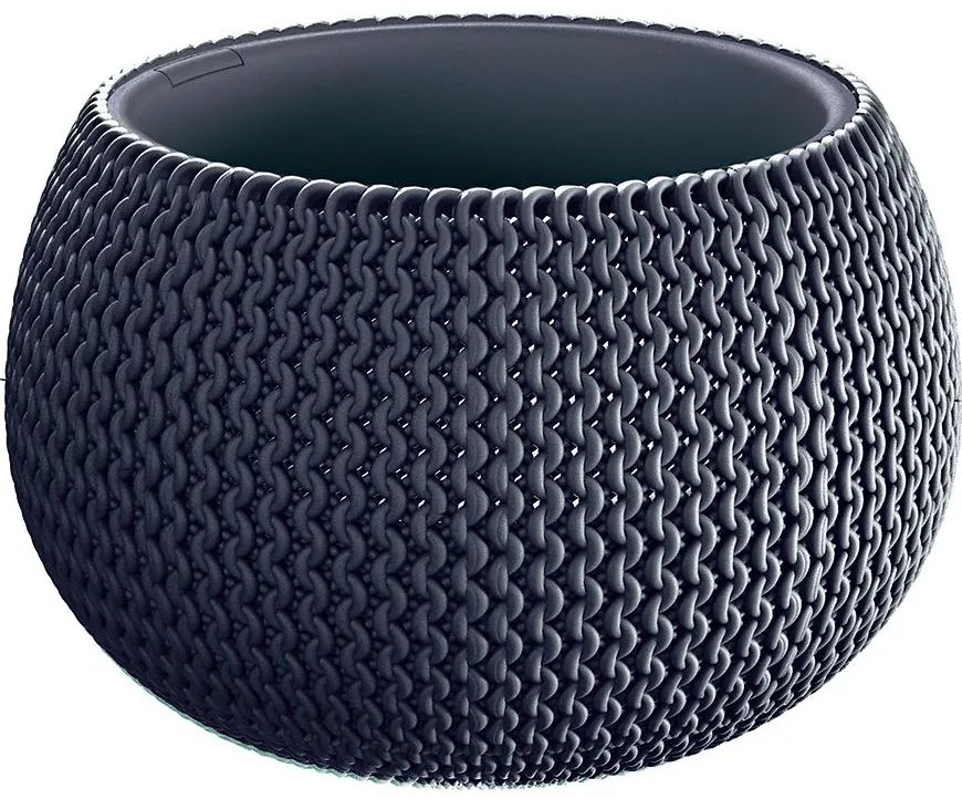 Kvetináč Splofy Bowl Antracit DKSP180-S433