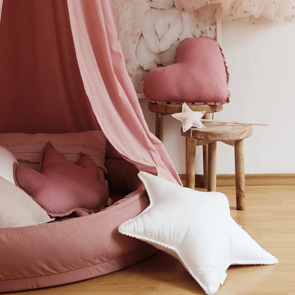 Hniezdo pre deti sýto ružová