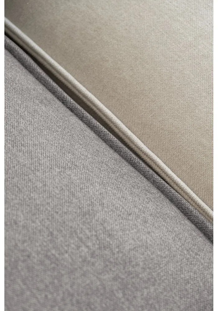 Svetlosivá rohová pohovka (pravý roh) Flex Felix – Miuform