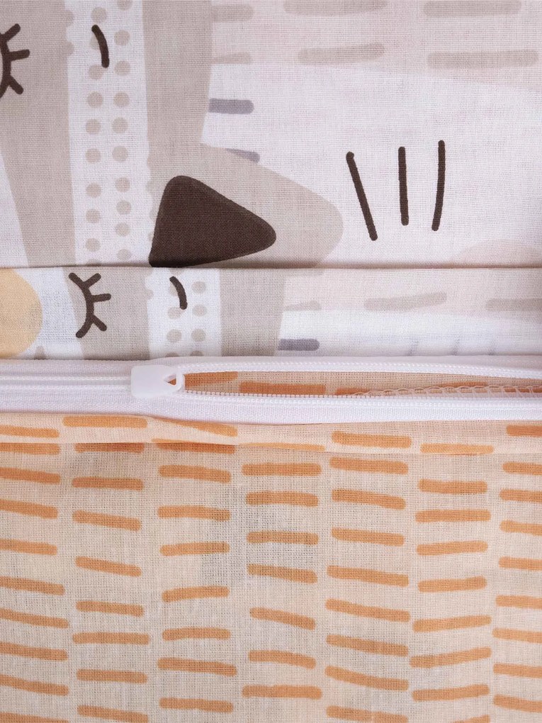 Bavlnená obliečka na vankúš Renforcé 70 x 90 cm - Mačacia invázia