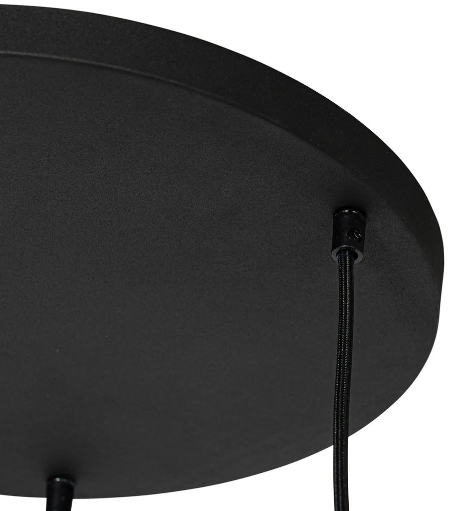 Moderné závesné svietidlo biele 3-svetlo - Cloth