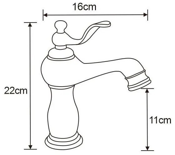 Mexen Vela, umývadlová batéria, čierna matná, 744500-70