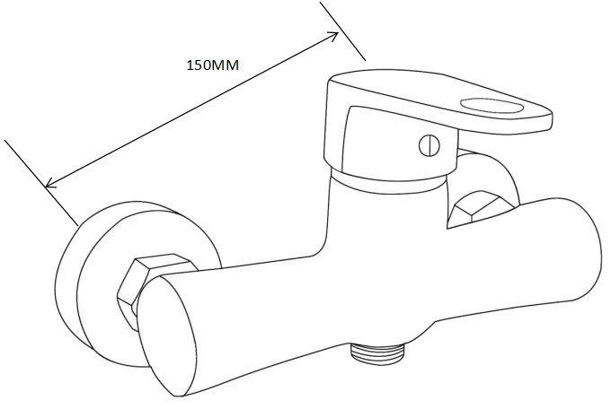 Mexen Kama DS75 sprchová sada, chrómová, 72504DS75-00