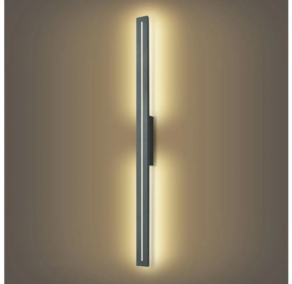 Brilagi - LED Vonkajšie nástenné svietidlo LINEO LED/24W/230V 3000K IP65 antracit