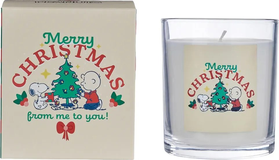 PEANUTS Vonná sviečka "Merry Christmas"