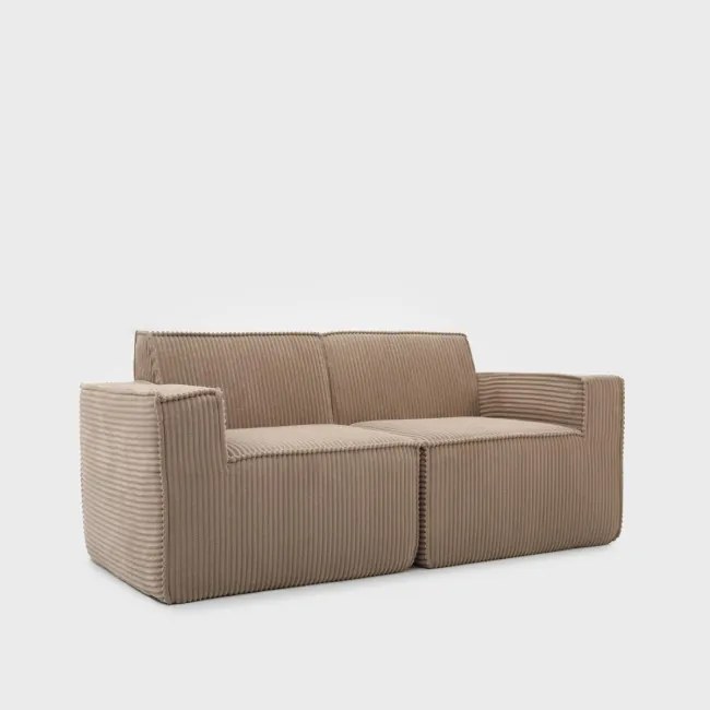 Dvojmiestna pohovka LYKKE béžová 746802