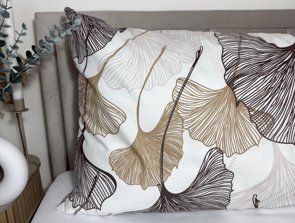 INTERMEDIC SK Obliečka Náhradný manžel 50×150 – Ginko hnedé, 100 % bavlna