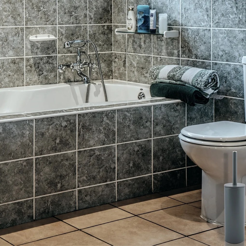 Spirella WC kefa Akira, matná sivá