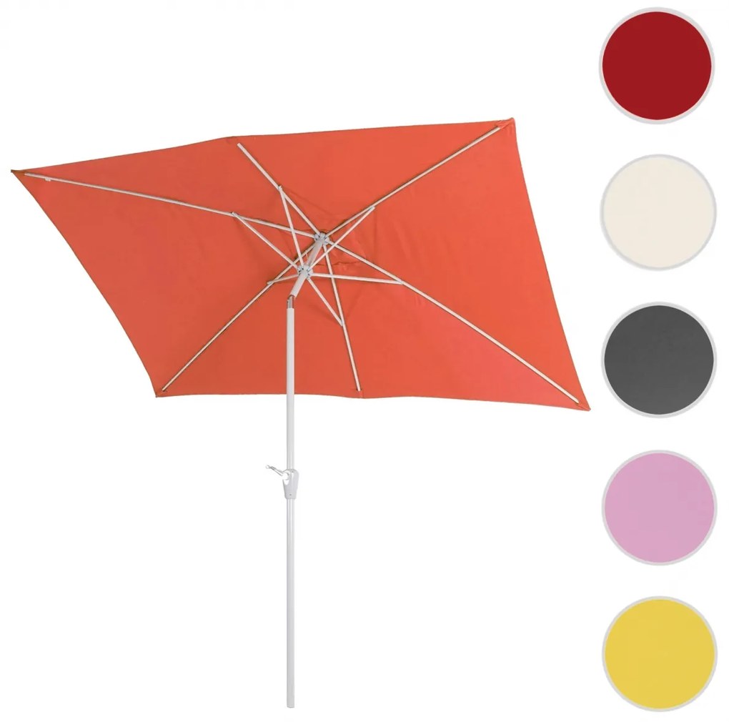 Slnečník N23 2x3m polyester/hliník - antracit