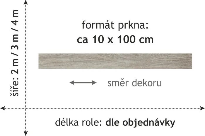 Beaulieu International Group, PVC podlaha - lino Master X 2952, na mieru, šíře 2m, šedá, pvc, chodba / predsieň