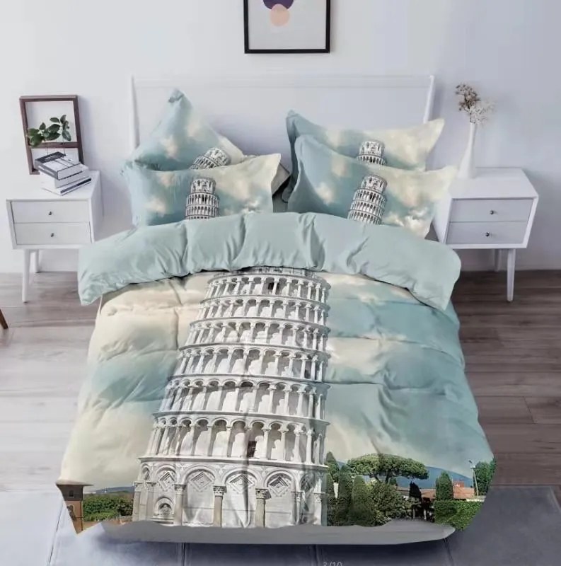 Sendia Textil Pisa Tower foto obliečky 140x200 cm 3 Set Balenie Rozmer obliečok: 140x200 cm, Obsah balenia: 3 Set Balenie