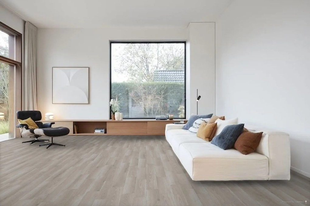Tarkett, Vinylová podlaha lepená iD Inspiration 30 Contemporary Oak Grey, 1200 x 200 mm