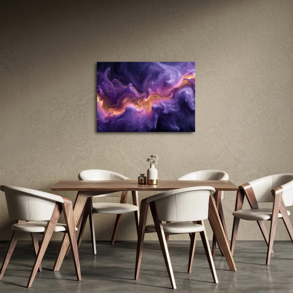Obraz - Fialová hmlovina (70x50 cm)