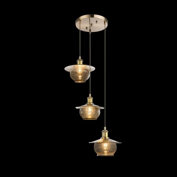 GLOBO 69030-3H - Závesné svietidlo NEVIS 3xE27/60W