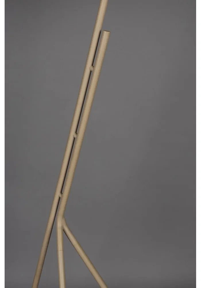 Svetlohnedá stojacia lampa s textilným tienidlom (výška 150 cm) Murphy – Dutchbone