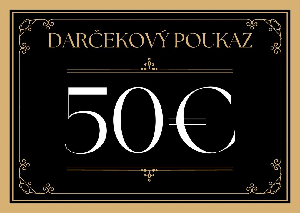 Dekorstudio Darčekový poukaz v hodnote 50€