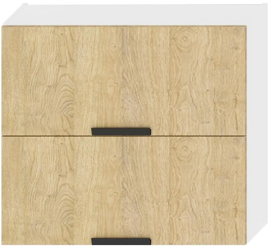 Kuchynská skrinka Denis w80grf/2 dub london/biela