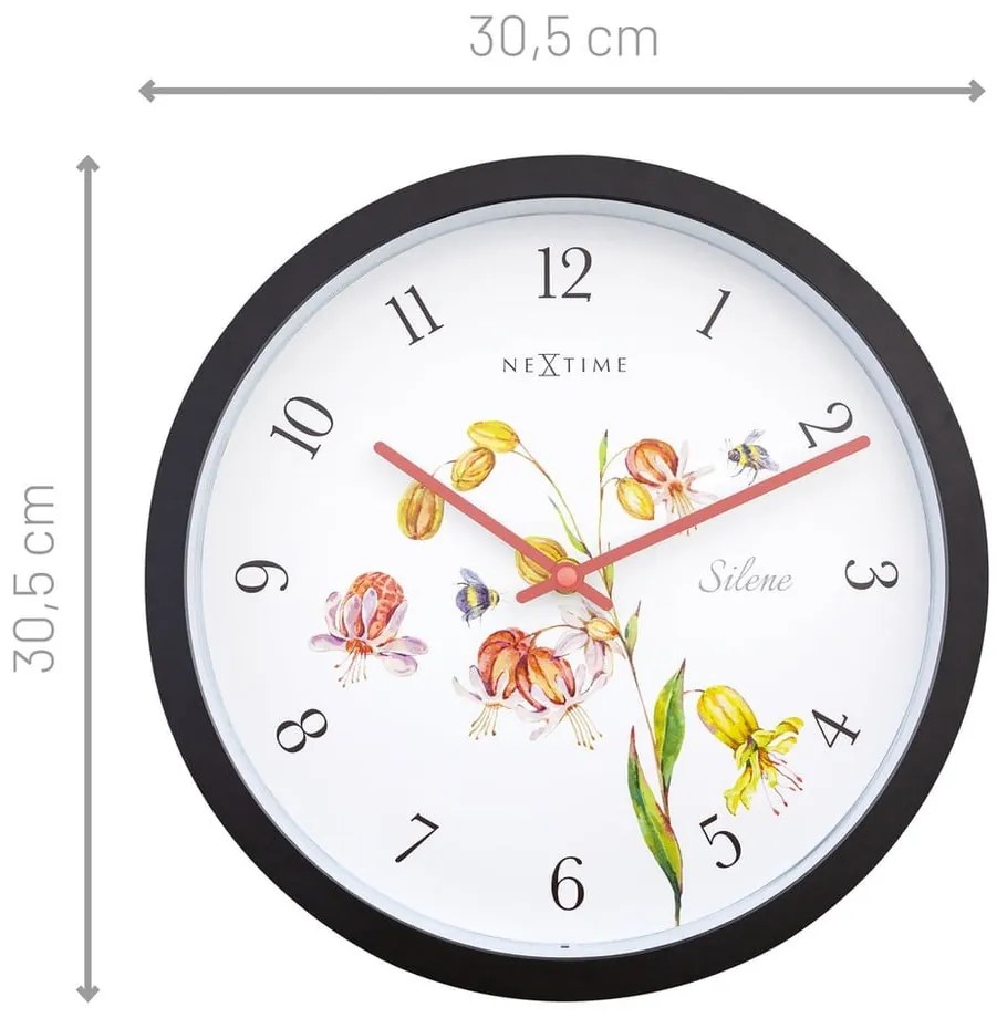 Exteriérové nástenné hodiny ø 30,5 cm Silene – NeXtime