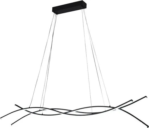 LED Stmievateľný luster na lanku LED/80W/230V 3000-6500K + diaľkové ovládanie