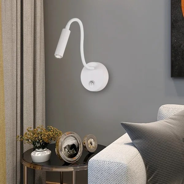 Brilagi - LED Stmievateľná flexibilná nástenná lampa MAYA 1xG9/4W/230V biela