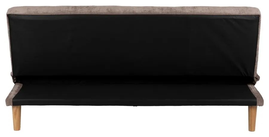 Hnedá ženilková rozkladacia pohovka 178 cm – Ixia